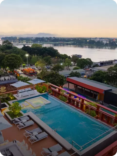 Outdoor swimming pool